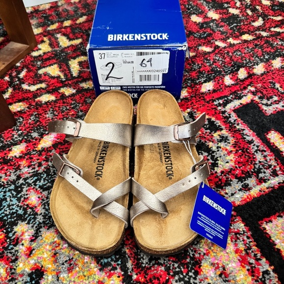 Birkenstock Mayari Sandals in Grace Taupe - Picture 2 of 4